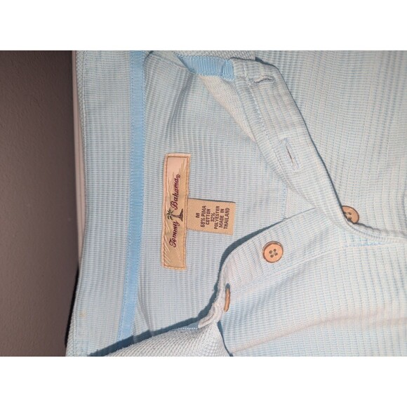 Tommy Bahama Polo Shirt Mens Large Light Blue Pique Marlin Logo Golf Casual - Picture 2 of 5